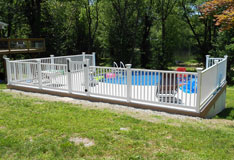pool railing system photo